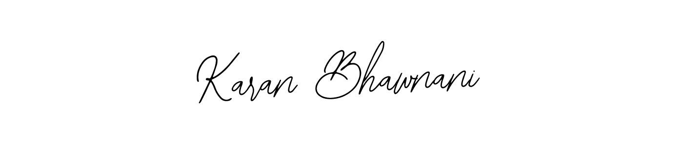 Bearetta-2O07w is a professional signature style that is perfect for those who want to add a touch of class to their signature. It is also a great choice for those who want to make their signature more unique. Get Karan Bhawnani name to fancy signature for free. Karan Bhawnani signature style 12 images and pictures png