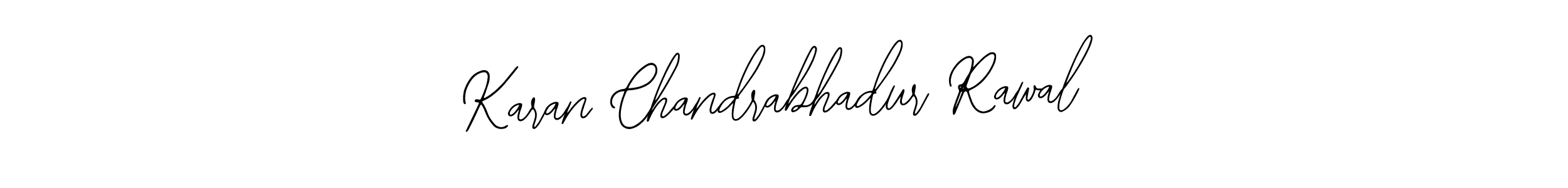 Design your own signature with our free online signature maker. With this signature software, you can create a handwritten (Bearetta-2O07w) signature for name Karan Chandrabhadur Rawal. Karan Chandrabhadur Rawal signature style 12 images and pictures png