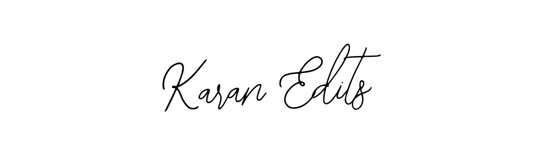 Make a beautiful signature design for name Karan Edits. With this signature (Bearetta-2O07w) style, you can create a handwritten signature for free. Karan Edits signature style 12 images and pictures png