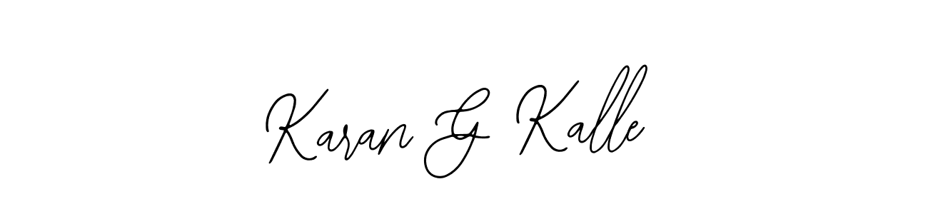 Also we have Karan G Kalle name is the best signature style. Create professional handwritten signature collection using Bearetta-2O07w autograph style. Karan G Kalle signature style 12 images and pictures png