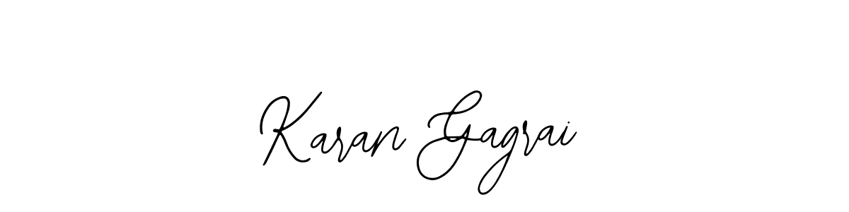 How to make Karan Gagrai name signature. Use Bearetta-2O07w style for creating short signs online. This is the latest handwritten sign. Karan Gagrai signature style 12 images and pictures png