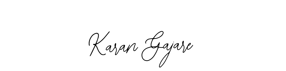 Bearetta-2O07w is a professional signature style that is perfect for those who want to add a touch of class to their signature. It is also a great choice for those who want to make their signature more unique. Get Karan Gajare name to fancy signature for free. Karan Gajare signature style 12 images and pictures png