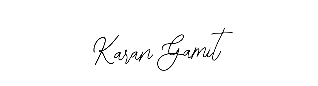 Create a beautiful signature design for name Karan Gamit. With this signature (Bearetta-2O07w) fonts, you can make a handwritten signature for free. Karan Gamit signature style 12 images and pictures png