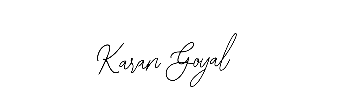 Create a beautiful signature design for name Karan Goyal. With this signature (Bearetta-2O07w) fonts, you can make a handwritten signature for free. Karan Goyal signature style 12 images and pictures png