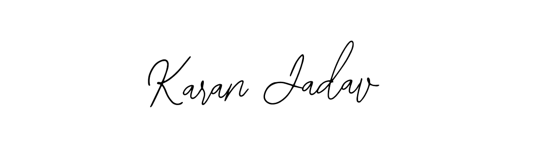 Also You can easily find your signature by using the search form. We will create Karan Jadav name handwritten signature images for you free of cost using Bearetta-2O07w sign style. Karan Jadav signature style 12 images and pictures png