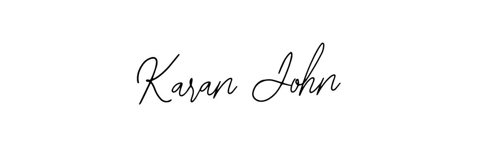 How to make Karan John name signature. Use Bearetta-2O07w style for creating short signs online. This is the latest handwritten sign. Karan John signature style 12 images and pictures png