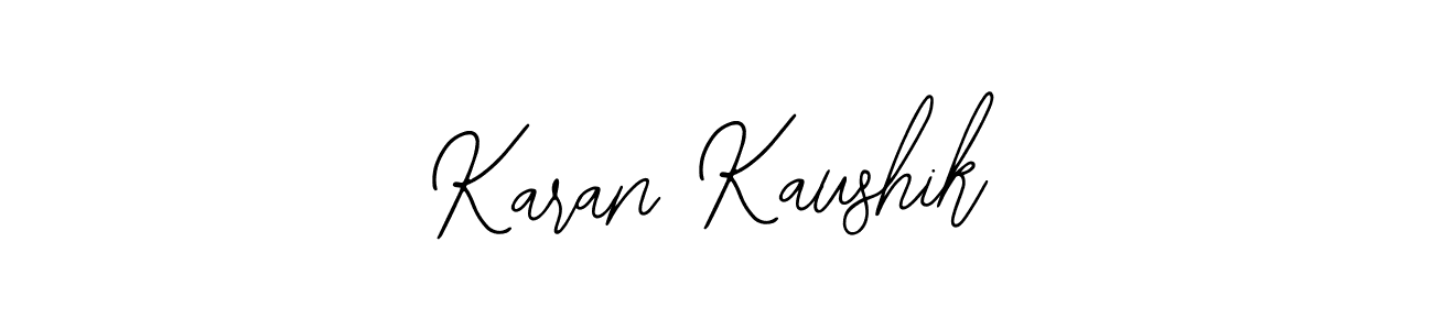 Use a signature maker to create a handwritten signature online. With this signature software, you can design (Bearetta-2O07w) your own signature for name Karan Kaushik. Karan Kaushik signature style 12 images and pictures png