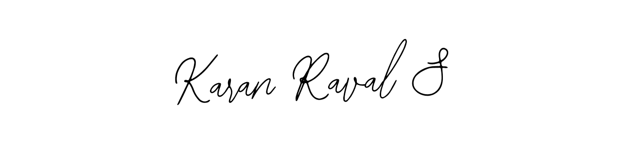 Design your own signature with our free online signature maker. With this signature software, you can create a handwritten (Bearetta-2O07w) signature for name Karan Raval S. Karan Raval S signature style 12 images and pictures png