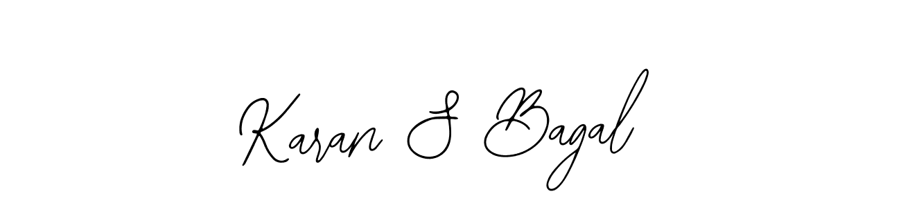 How to make Karan S Bagal signature? Bearetta-2O07w is a professional autograph style. Create handwritten signature for Karan S Bagal name. Karan S Bagal signature style 12 images and pictures png