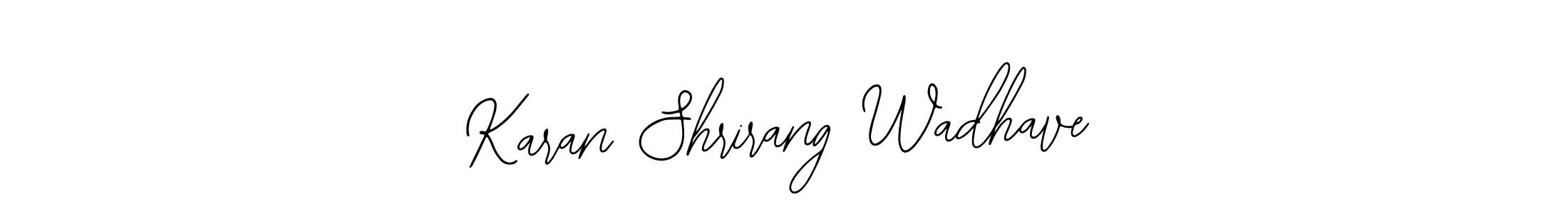 The best way (Bearetta-2O07w) to make a short signature is to pick only two or three words in your name. The name Karan Shrirang Wadhave include a total of six letters. For converting this name. Karan Shrirang Wadhave signature style 12 images and pictures png