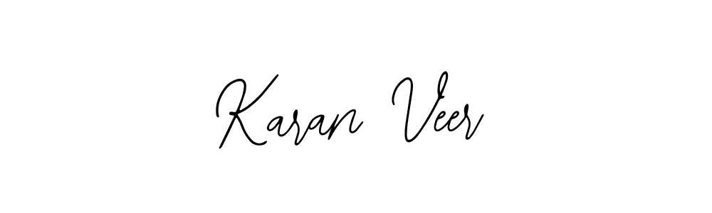 Use a signature maker to create a handwritten signature online. With this signature software, you can design (Bearetta-2O07w) your own signature for name Karan Veer. Karan Veer signature style 12 images and pictures png