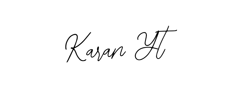 Create a beautiful signature design for name Karan Yt. With this signature (Bearetta-2O07w) fonts, you can make a handwritten signature for free. Karan Yt signature style 12 images and pictures png