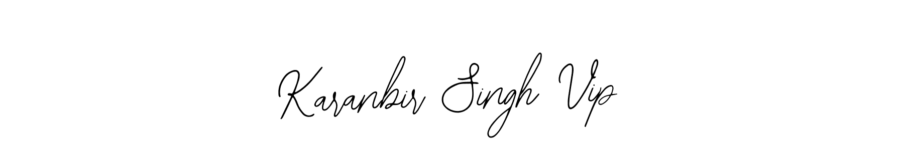 You should practise on your own different ways (Bearetta-2O07w) to write your name (Karanbir Singh Vip) in signature. don't let someone else do it for you. Karanbir Singh Vip signature style 12 images and pictures png