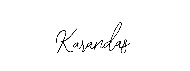 How to make Karandas signature? Bearetta-2O07w is a professional autograph style. Create handwritten signature for Karandas name. Karandas signature style 12 images and pictures png