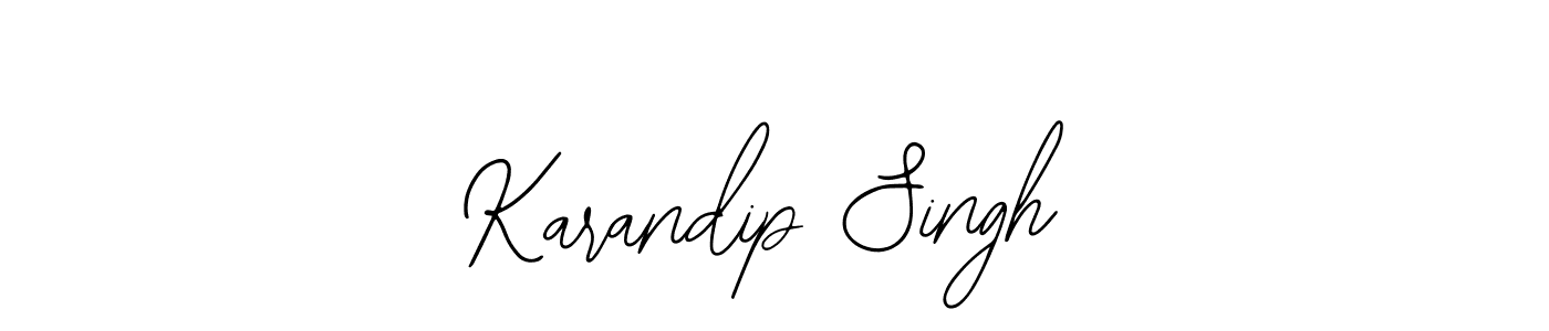 Similarly Bearetta-2O07w is the best handwritten signature design. Signature creator online .You can use it as an online autograph creator for name Karandip Singh. Karandip Singh signature style 12 images and pictures png