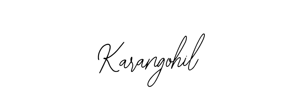 Similarly Bearetta-2O07w is the best handwritten signature design. Signature creator online .You can use it as an online autograph creator for name Karangohil. Karangohil signature style 12 images and pictures png