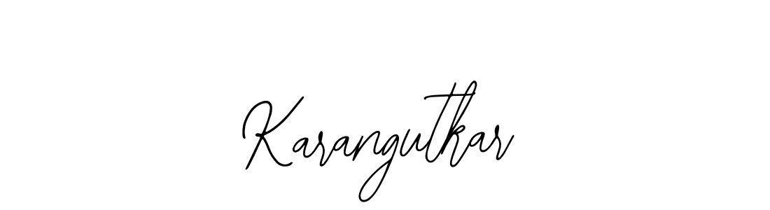 Make a short Karangutkar signature style. Manage your documents anywhere anytime using Bearetta-2O07w. Create and add eSignatures, submit forms, share and send files easily. Karangutkar signature style 12 images and pictures png