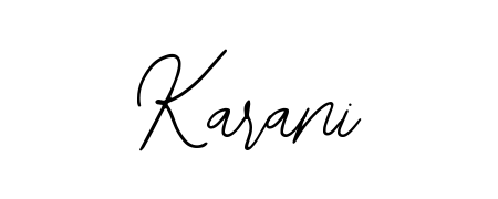 Turn your name Karani into a signature brand with Bearetta-2O07w styling. Download in standard PNG or transparent format anytime. Karani signature style 12 images and pictures png