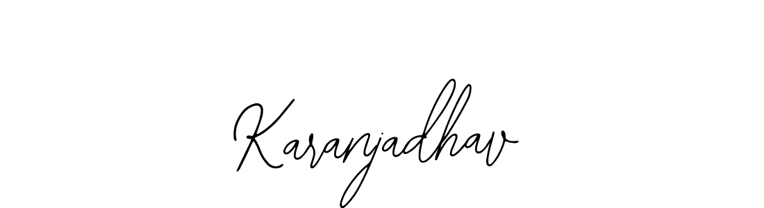 This is the best signature style for the Karanjadhav name. Also you like these signature font (Bearetta-2O07w). Mix name signature. Karanjadhav signature style 12 images and pictures png