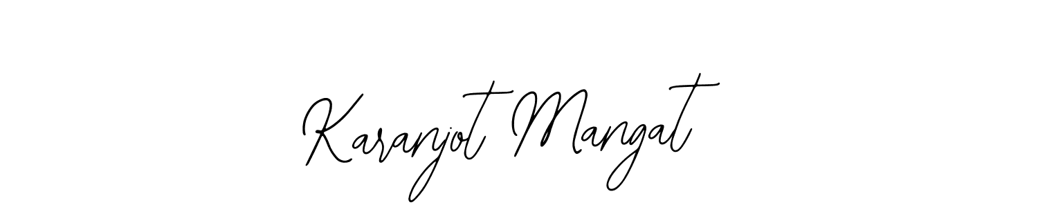 Similarly Bearetta-2O07w is the best handwritten signature design. Signature creator online .You can use it as an online autograph creator for name Karanjot Mangat. Karanjot Mangat signature style 12 images and pictures png