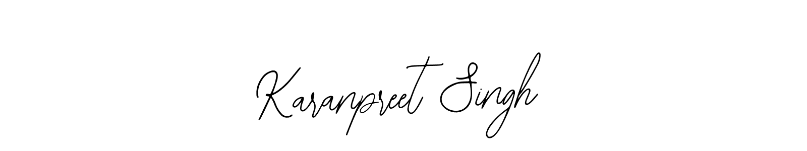 You should practise on your own different ways (Bearetta-2O07w) to write your name (Karanpreet Singh) in signature. don't let someone else do it for you. Karanpreet Singh signature style 12 images and pictures png