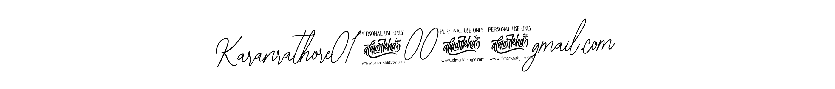 Design your own signature with our free online signature maker. With this signature software, you can create a handwritten (Bearetta-2O07w) signature for name Karanrathore012004@gmail.com. Karanrathore012004@gmail.com signature style 12 images and pictures png