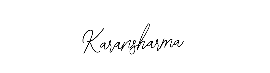 Design your own signature with our free online signature maker. With this signature software, you can create a handwritten (Bearetta-2O07w) signature for name Karansharma. Karansharma signature style 12 images and pictures png