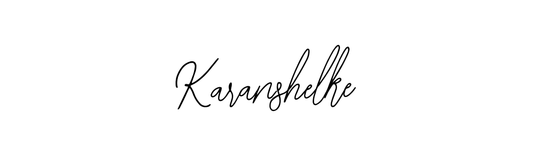 Use a signature maker to create a handwritten signature online. With this signature software, you can design (Bearetta-2O07w) your own signature for name Karanshelke. Karanshelke signature style 12 images and pictures png