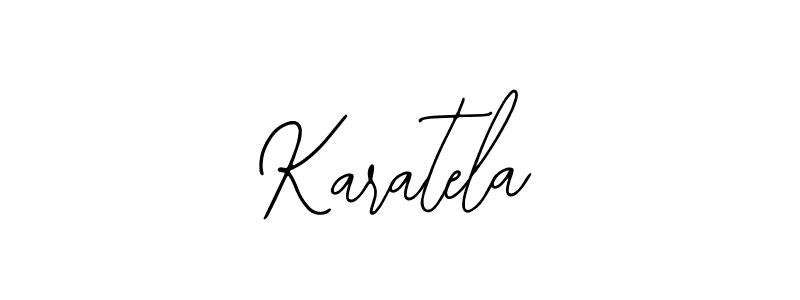 Design your own signature with our free online signature maker. With this signature software, you can create a handwritten (Bearetta-2O07w) signature for name Karatela. Karatela signature style 12 images and pictures png