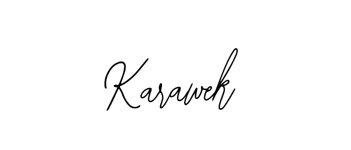 Similarly Bearetta-2O07w is the best handwritten signature design. Signature creator online .You can use it as an online autograph creator for name Karawek. Karawek signature style 12 images and pictures png