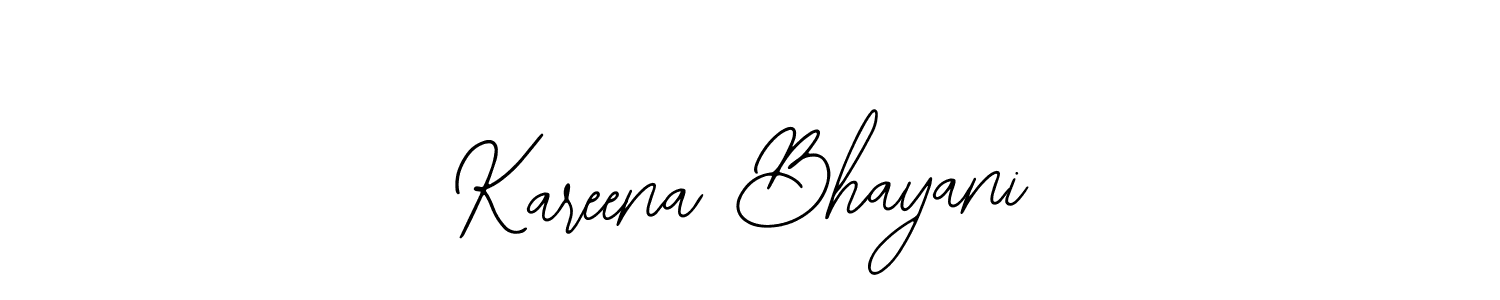 Also we have Kareena Bhayani name is the best signature style. Create professional handwritten signature collection using Bearetta-2O07w autograph style. Kareena Bhayani signature style 12 images and pictures png