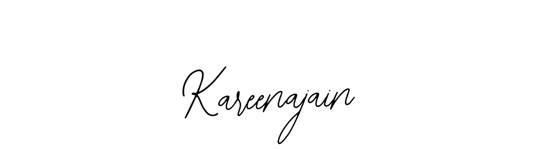 How to make Kareenajain name signature. Use Bearetta-2O07w style for creating short signs online. This is the latest handwritten sign. Kareenajain signature style 12 images and pictures png