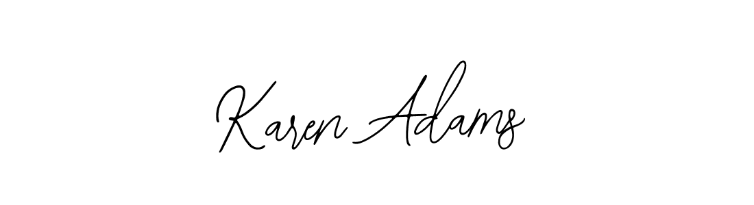 Similarly Bearetta-2O07w is the best handwritten signature design. Signature creator online .You can use it as an online autograph creator for name Karen Adams. Karen Adams signature style 12 images and pictures png