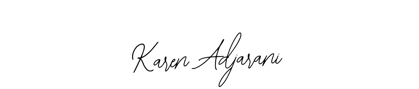 The best way (Bearetta-2O07w) to make a short signature is to pick only two or three words in your name. The name Karen Adjarani include a total of six letters. For converting this name. Karen Adjarani signature style 12 images and pictures png