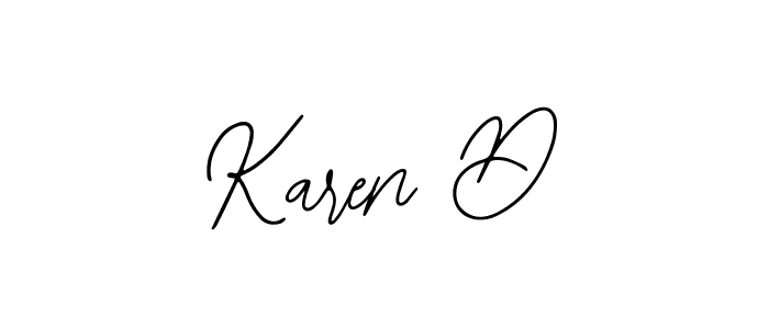 How to make Karen D signature? Bearetta-2O07w is a professional autograph style. Create handwritten signature for Karen D name. Karen D signature style 12 images and pictures png