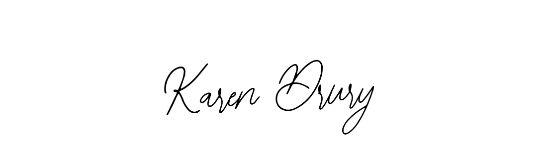 Karen Drury stylish signature style. Best Handwritten Sign (Bearetta-2O07w) for my name. Handwritten Signature Collection Ideas for my name Karen Drury. Karen Drury signature style 12 images and pictures png