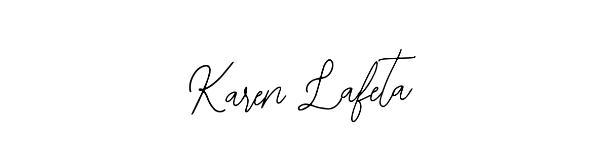 Similarly Bearetta-2O07w is the best handwritten signature design. Signature creator online .You can use it as an online autograph creator for name Karen Lafeta. Karen Lafeta signature style 12 images and pictures png