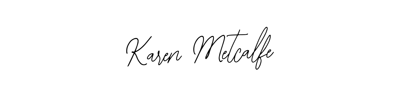 Make a beautiful signature design for name Karen Metcalfe. With this signature (Bearetta-2O07w) style, you can create a handwritten signature for free. Karen Metcalfe signature style 12 images and pictures png
