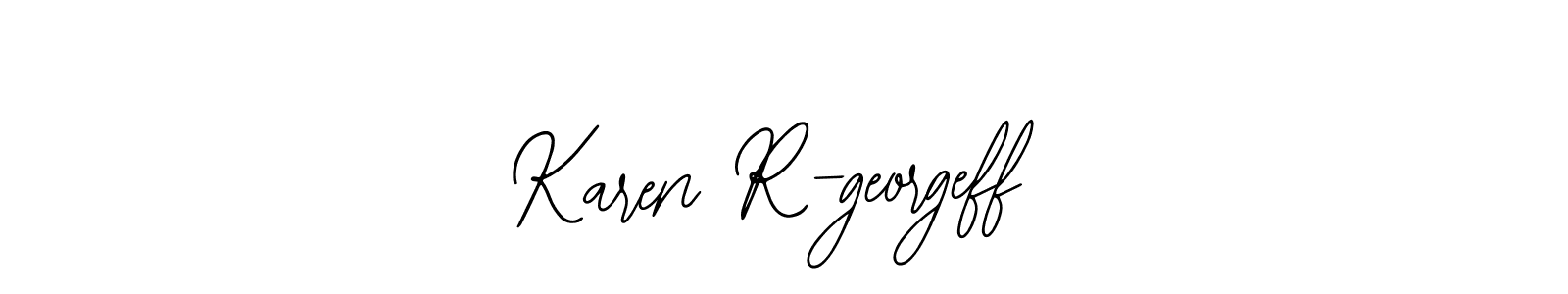 Similarly Bearetta-2O07w is the best handwritten signature design. Signature creator online .You can use it as an online autograph creator for name Karen R-georgeff. Karen R-georgeff signature style 12 images and pictures png
