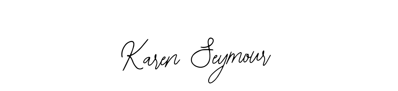 Karen Seymour stylish signature style. Best Handwritten Sign (Bearetta-2O07w) for my name. Handwritten Signature Collection Ideas for my name Karen Seymour. Karen Seymour signature style 12 images and pictures png