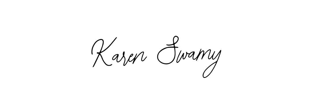 The best way (Bearetta-2O07w) to make a short signature is to pick only two or three words in your name. The name Karen Swamy include a total of six letters. For converting this name. Karen Swamy signature style 12 images and pictures png