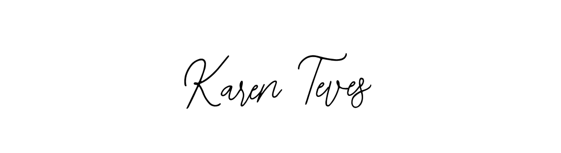 Design your own signature with our free online signature maker. With this signature software, you can create a handwritten (Bearetta-2O07w) signature for name Karen Teves. Karen Teves signature style 12 images and pictures png