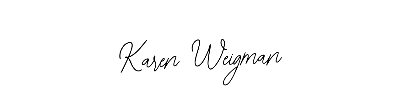 Create a beautiful signature design for name Karen Weigman. With this signature (Bearetta-2O07w) fonts, you can make a handwritten signature for free. Karen Weigman signature style 12 images and pictures png