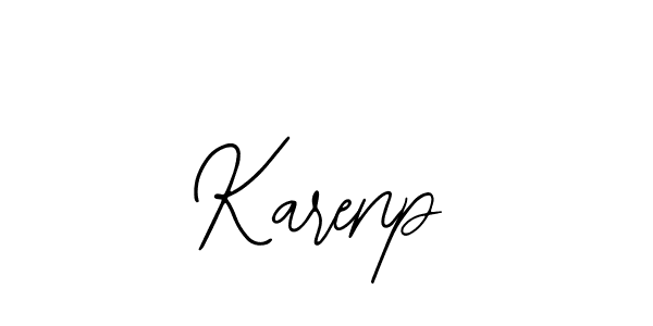 How to make Karenp signature? Bearetta-2O07w is a professional autograph style. Create handwritten signature for Karenp name. Karenp signature style 12 images and pictures png