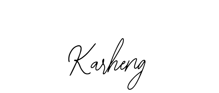 Also You can easily find your signature by using the search form. We will create Karheng name handwritten signature images for you free of cost using Bearetta-2O07w sign style. Karheng signature style 12 images and pictures png