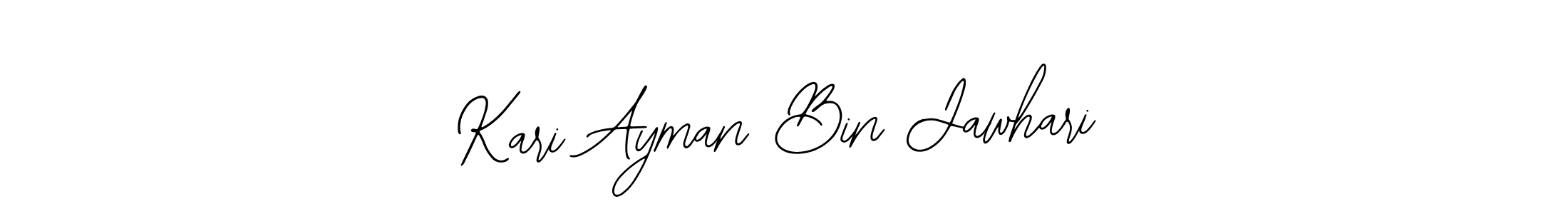 How to Draw Kari Ayman Bin Jawhari signature style? Bearetta-2O07w is a latest design signature styles for name Kari Ayman Bin Jawhari. Kari Ayman Bin Jawhari signature style 12 images and pictures png