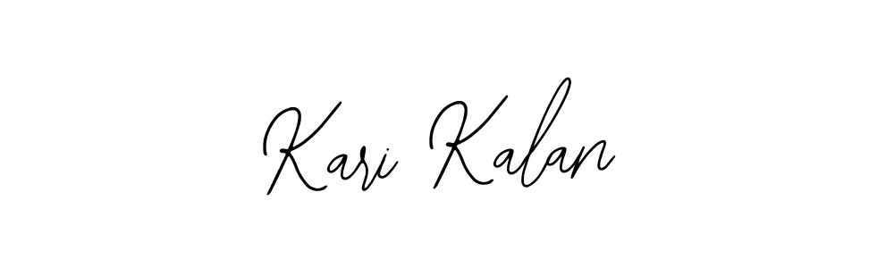 Use a signature maker to create a handwritten signature online. With this signature software, you can design (Bearetta-2O07w) your own signature for name Kari Kalan. Kari Kalan signature style 12 images and pictures png