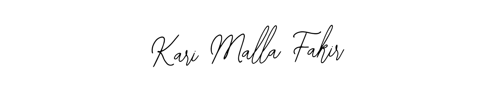 How to make Kari Malla Fakir name signature. Use Bearetta-2O07w style for creating short signs online. This is the latest handwritten sign. Kari Malla Fakir signature style 12 images and pictures png
