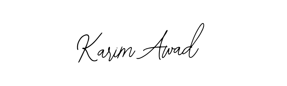 Karim Awad stylish signature style. Best Handwritten Sign (Bearetta-2O07w) for my name. Handwritten Signature Collection Ideas for my name Karim Awad. Karim Awad signature style 12 images and pictures png