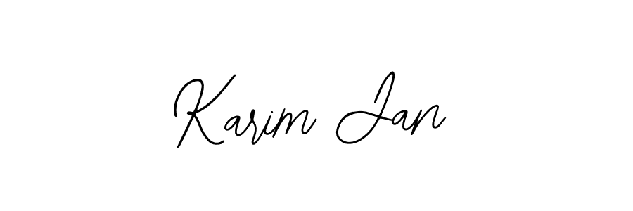 Karim Jan stylish signature style. Best Handwritten Sign (Bearetta-2O07w) for my name. Handwritten Signature Collection Ideas for my name Karim Jan. Karim Jan signature style 12 images and pictures png